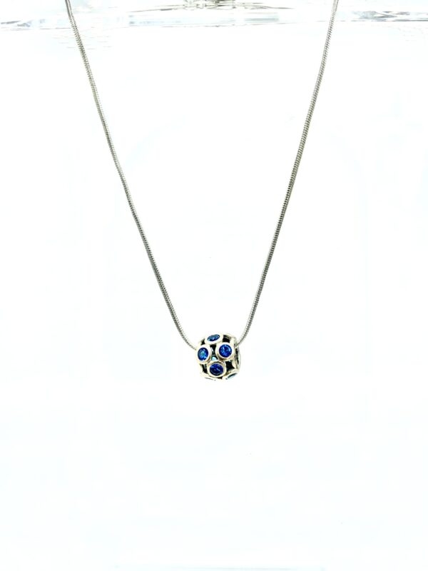 Blue Sphere necklace